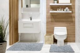 New Edge Blinds Tumble Twist Collection Pure Cotton 2pc Bath set in Grey - Size: 50 cm x 80 cm - thumbnail 1