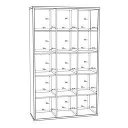Furniture To Go Mauro 3x5 Storage Unit in in Grey - thumbnail 6