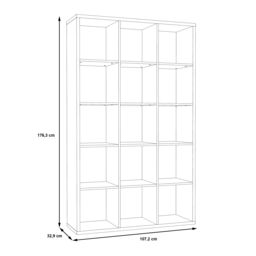 Furniture To Go Mauro 3x5 Storage Unit in in Grey - thumbnail 5