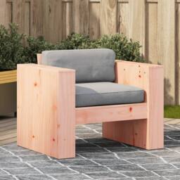 Berkfield Home Garden Sofa 79x60x62 cm Solid Wood Douglas in Light Tan - Size: 79 x 60 x 62 cm - thumbnail 1