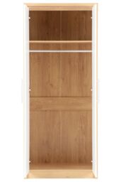 Seconique Seville 2 Door Wardrobe in White - thumbnail 3