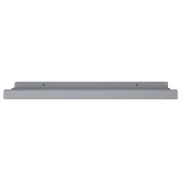 Berkfield Home Picture Frame Ledge Shelves 2 pcs Grey 40x9x3 cm MDF - Size: 40 x 9 x 3 cm - thumbnail 4
