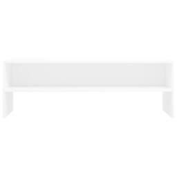 Berkfield Home TV Cabinet White 120x40x40 cm Engineered Wood - Size: 120 x 40 x 40 cm - thumbnail 4