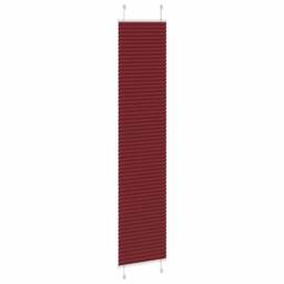 Berkfield Home Pleated Blind Bordeaux Red 40x200 cm Fabric Width 39.4 cm Polyester - thumbnail 4