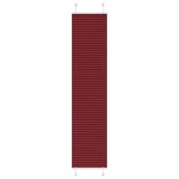 Berkfield Home Pleated Blind Bordeaux Red 40x200 cm Fabric Width 39.4 cm Polyester - thumbnail 2