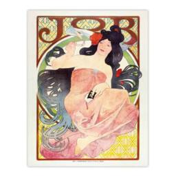 Artery8 Alphonse Mucha Framed Wall Art Art Nouveau Vintage Job Paper Advert - Size: A4 - thumbnail 3