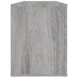 Berkfield Home Shoe Cabinet Grey Sonoma 100x35x45 cm Engineered Wood - Size: 100 x 35 x 45 cm - thumbnail 6
