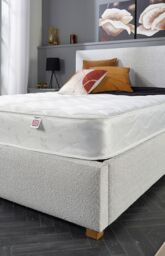 "Aspire Double Comfort 8"" Memory Rolled Mattress in White - Size: Single" - thumbnail 1