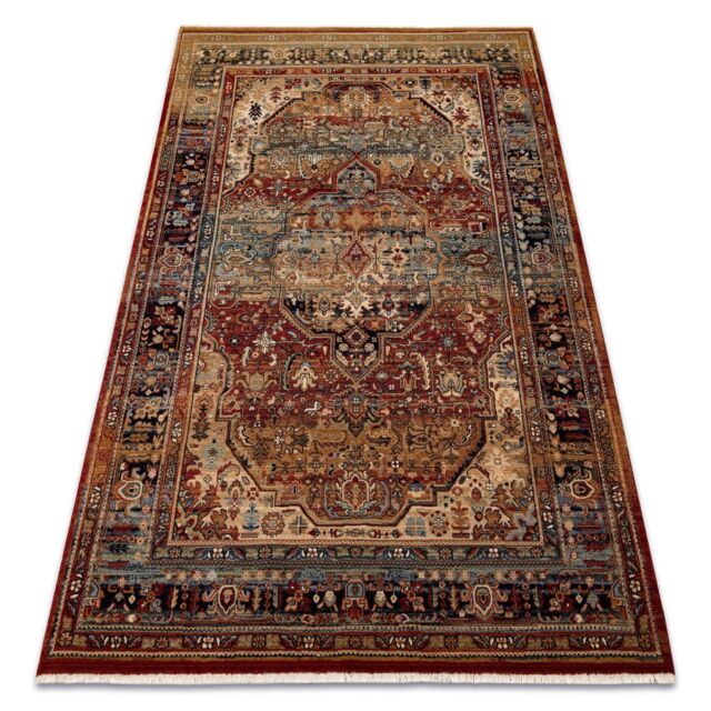 RugsX Wool Keshan Rug in Beige - Size: 80 cm x 145 cm - image 1
