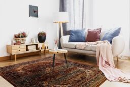 RugsX Wool Keshan Rug in Beige - Size: 80 cm x 145 cm - thumbnail 4