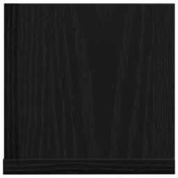 Berkfield Home Wall Shelves 2 pcs Black 75x16.5x16.5 cm Engineered Wood - thumbnail 6