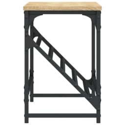 Berkfield Home Shoe Rack Sonoma Oak 90x30x45 cm Engineered Wood in Brown - Size: 90 x 30 x 45 cm - thumbnail 5