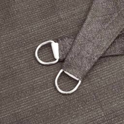 Berkfield Home Sunshade Sail 160 g/m ² Anthracite 4x4x5.8 m HDPE in Charcoal - thumbnail 6