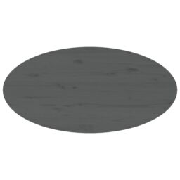 Berkfield Home Coffee Table Grey 80x40x35 cm Solid Wood Pine - Size: 80 x 40 x 35 cm - thumbnail 6