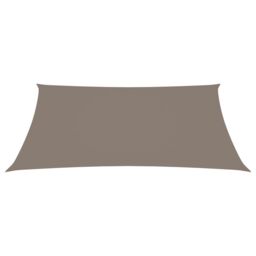 Berkfield Home Sunshade Sail Oxford Fabric Rectangular 5x7 m Taupe in Beige - thumbnail 2