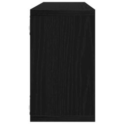 Berkfield Home Wall Shelves - Set of 2, Black Oak, 80x15x26 cm, Made from Engineered Wood - Size: 80 x 15 x 26 cm - thumbnail 8