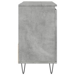 Berkfield Home Sink Cabinet Concrete Oak 65x33x60 cm Engineered Wood in Grey - Size: 65 x 33 x 60 cm - thumbnail 6