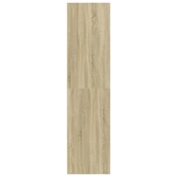 Berkfield Home Wardrobe Sonoma Oak 100x50x200 cm Engineered Wood in Light Tan - Size: 100 x 50 x 200 cm - thumbnail 5