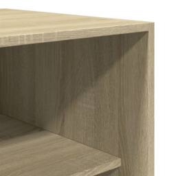 Berkfield Home Wardrobe Sonoma Oak 100x50x200 cm Engineered Wood in Light Tan - Size: 100 x 50 x 200 cm - thumbnail 7