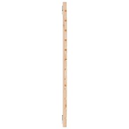 Berkfield Home Wall Headboard 146x3x91.5 cm Solid Wood Pine in Brown - thumbnail 5