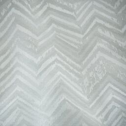 Portfolio Home Antibes Chevron Waves Duvet Cover Set Quilt with Pillowcase in Silver - Size: Super King - thumbnail 2