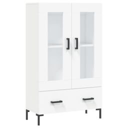 Berkfield Home Highboard White 69.5x31x115 cm Engineered Wood - thumbnail 2