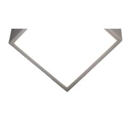 Netlighting Mini Flush Wall Light Square 2x5W G9 LED (not incl.) Silver IP44 - thumbnail 3