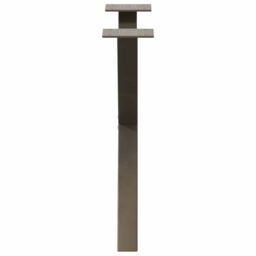 Berkfield Home Coffee Table Legs X-Shaped 2 pcs Natural Steel 60x(42-43) cm Steel in Brown - thumbnail 6