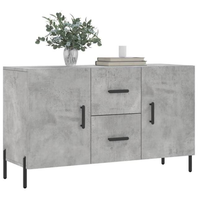 Berkfield Home Sideboard Concrete Grey 100x36x60 cm Engineered Wood - Size: 100 x 36 x 60 cm - image 1