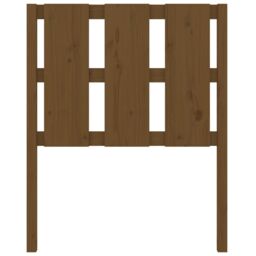 Berkfield Home Bed Headboard Honey Brown 80.5x4x100 cm Solid Wood Pine - thumbnail 4