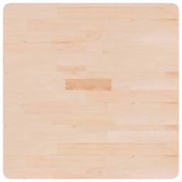 Berkfield Home Square Table Top 70x70x1.5 cm Untreated Solid Wood Oak in Natural - thumbnail 3