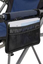 Garden Sanctuary Outdoor Portable Folding Camping Chair in Blue - thumbnail 7