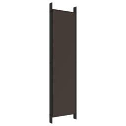 Berkfield Home 6-Panel Room Divider Brown 300x200 cm Fabric - thumbnail 6