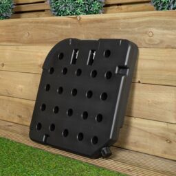 Samuel Alexander 4 Piece Square Cantilever Parasol Base Weight Set Fillable with Sand or Water in Black - thumbnail 8