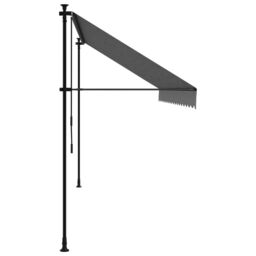 Berkfield Home Retractable Awning Anthracite 400x150 cm Fabric & Steel - thumbnail 4