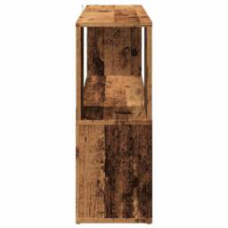 Berkfield Home Modern Book Cabinet Old Wood 100x24x63 cm Engineered Wood in Brown - Size: 100 x 24 x 63 cm - thumbnail 5