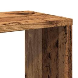 Berkfield Home Modern Book Cabinet Old Wood 100x24x63 cm Engineered Wood in Brown - Size: 100 x 24 x 63 cm - thumbnail 7