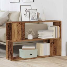 Berkfield Home Modern Book Cabinet Old Wood 100x24x63 cm Engineered Wood in Brown - Size: 100 x 24 x 63 cm - thumbnail 1