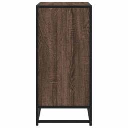 Berkfield Home Sideboard Brown Oak 68x35x76 cm Engineered Wood - Size: 68 x 35 x 76 cm - thumbnail 5