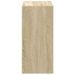 Berkfield Home Decorative Bookcase Sonoma Oak 68.5x32x68.5 cm Engineered Wood in Light Tan - thumbnail 5