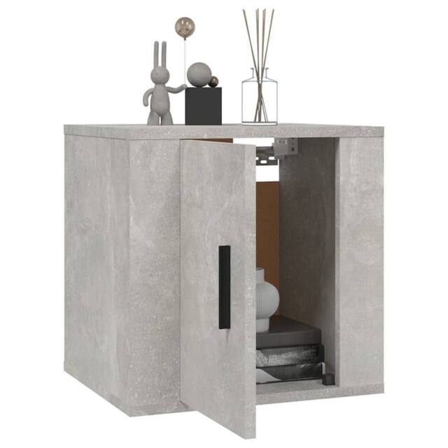Berkfield Home Wall Mounted TV Cabinets 2 pcs Concrete Grey 40x34.5x40 cm - image 1