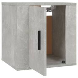 Berkfield Home Wall Mounted TV Cabinets 2 pcs Concrete Grey 40x34.5x40 cm - thumbnail 8
