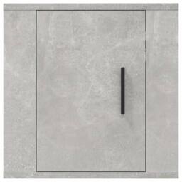 Berkfield Home Wall Mounted TV Cabinets 2 pcs Concrete Grey 40x34.5x40 cm - thumbnail 6