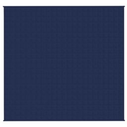 Berkfield Home Weighted Blanket Blue 220x230 cm King 11 kg Fabric - thumbnail 3