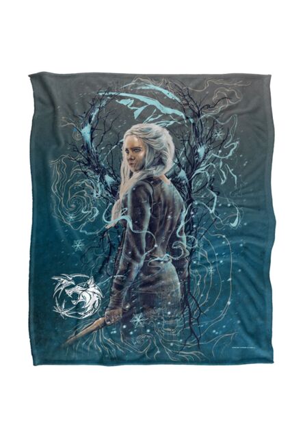 The Witcher Ciri Airbrush Silky Touch Super Soft Throw Blanket 152 X 127 cm in White - image 1
