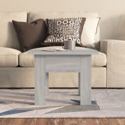 Berkfield Home Coffee Table Grey Sonoma 55x55x42 cm Engineered Wood - Size: 55 x 55 x 42 cm - thumbnail 3