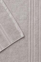 CHRISTY 'Serene' Soft Tone 100% Combed Cotton Bath Mat in Light Grey - thumbnail 3