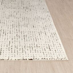 Livabliss Freud-Modern Ivory Black Brown High Pile Living Dining Bedroom Rug - Size: 160 cm x 215 cm - thumbnail 5