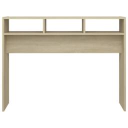 Berkfield Home Console Table Sonoma Oak 105x30x80 cm Engineered Wood in Light Brown - Size: 105 x 30 x 80 cm - thumbnail 5