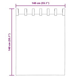 Berkfield Home Voile Curtains with Loops 2 pcs Light Pink 140x175 cm - thumbnail 8